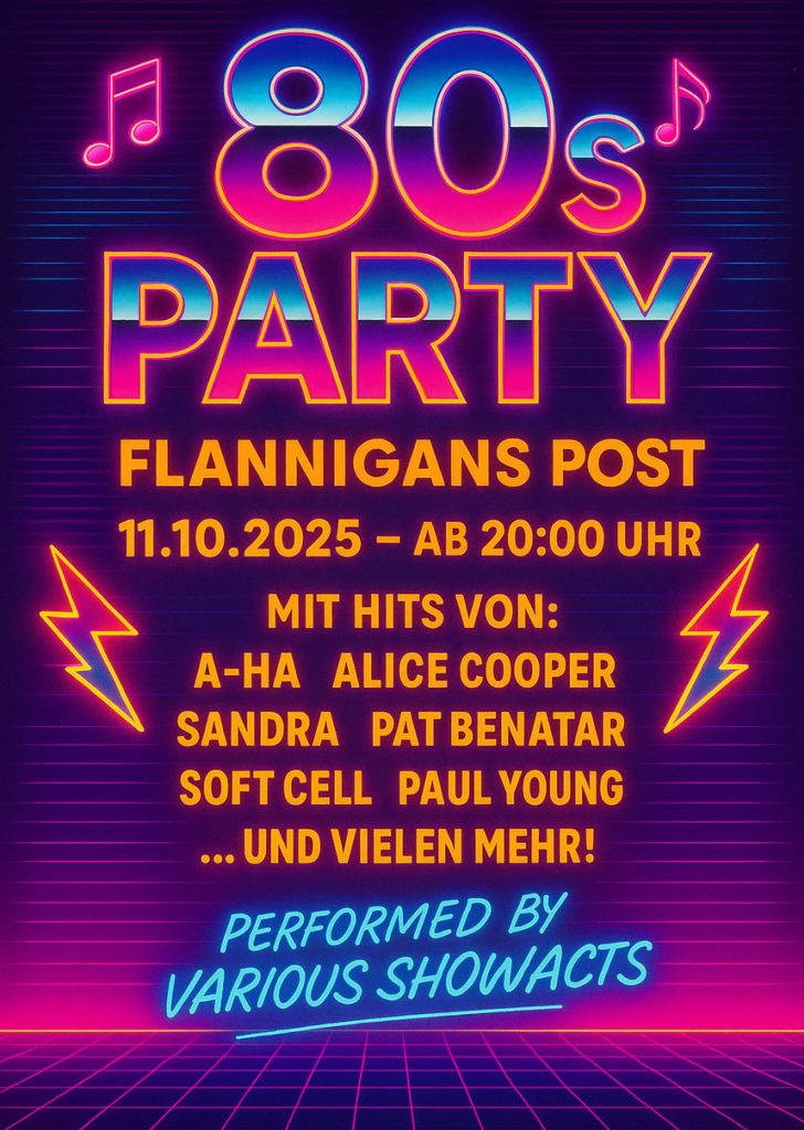 80s Party – 2025 – Flannigans Post
