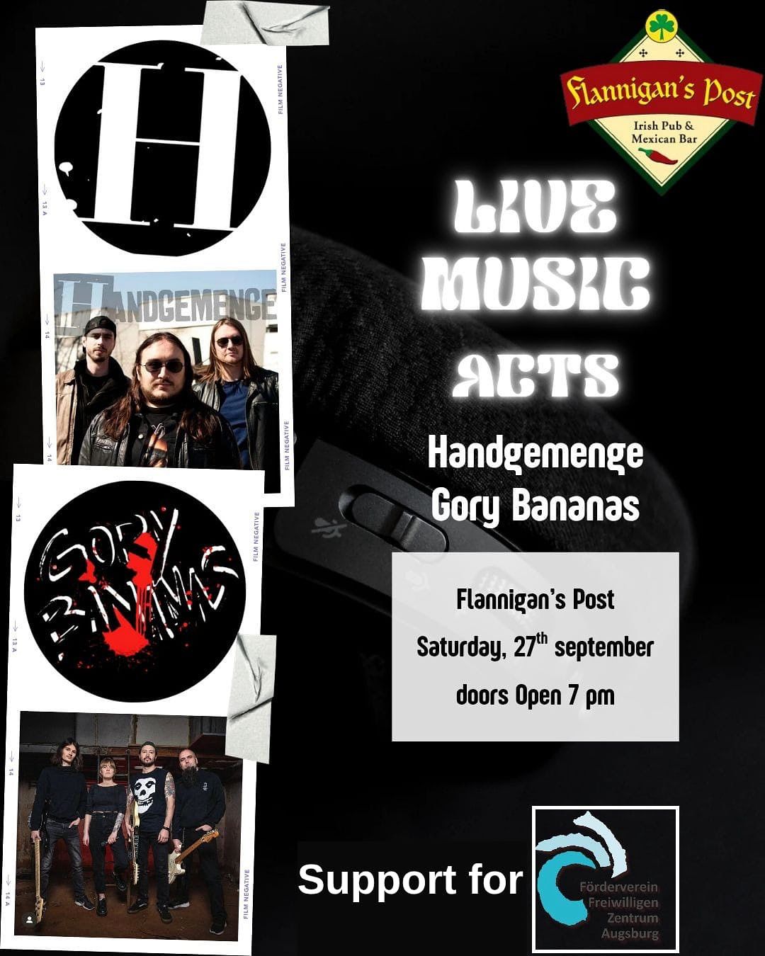 Flannigans Handgemenge Live Music